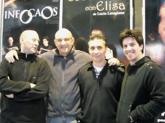 Federico Paz, Puma Goity, Pablo Silva y Páez